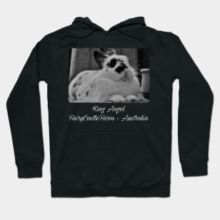 King Angel, English Spot rabbit & ruler of FairyCastleFarm Hoodie